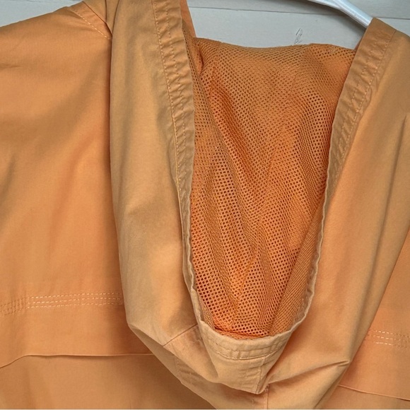 Coldwater Creek Apricot Hooded Zipper Fashionable Utility Jacket  Size L - Picture 9 of 9